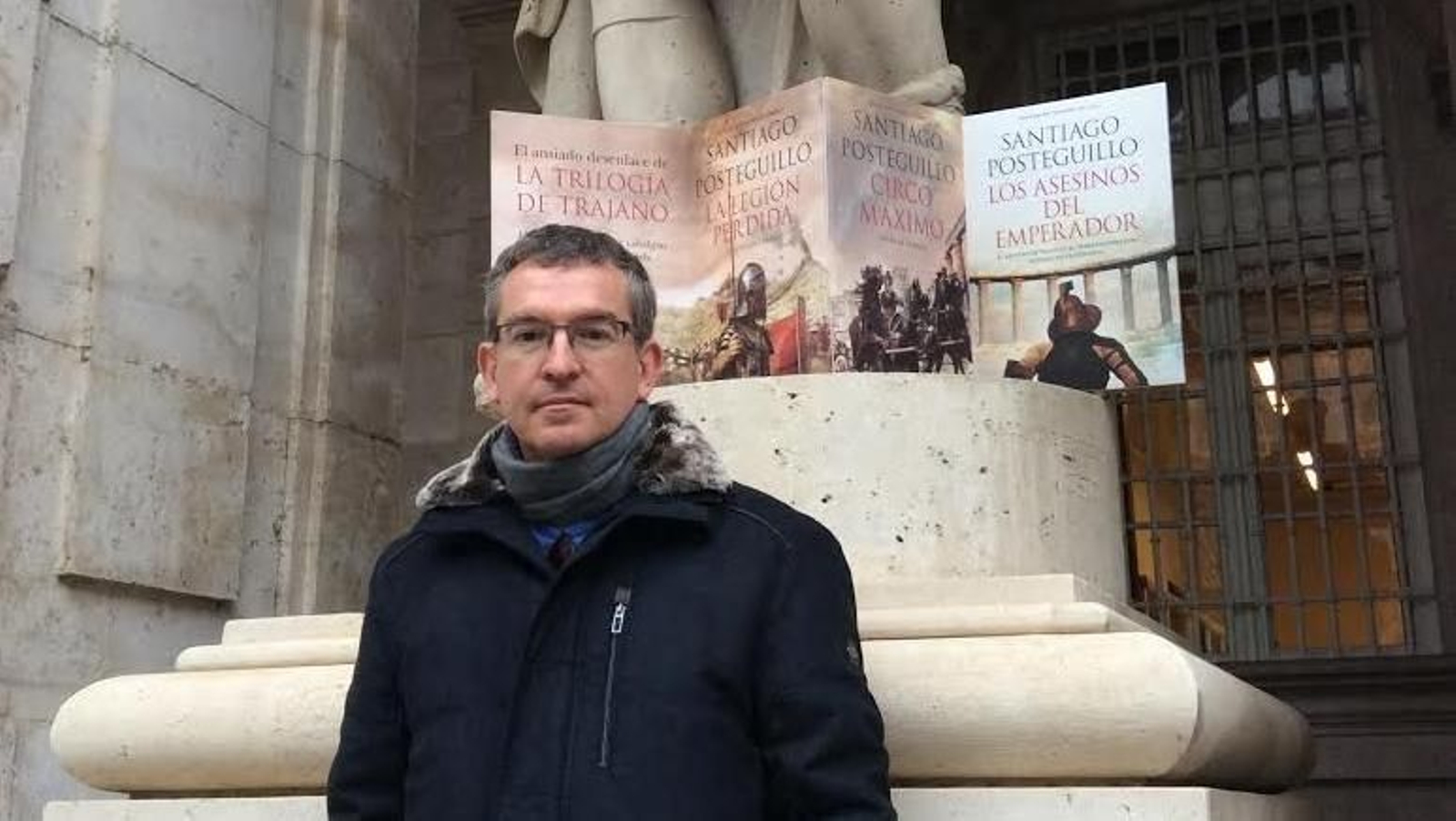 El escritor Santiago Posteguillo.