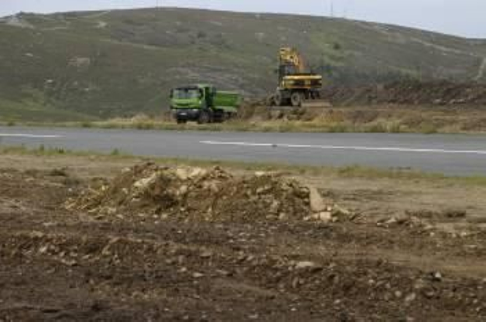 Estado de las obras de acondicionamiento de la base de Doade. (Foto: MARTIÑO PINAL)
