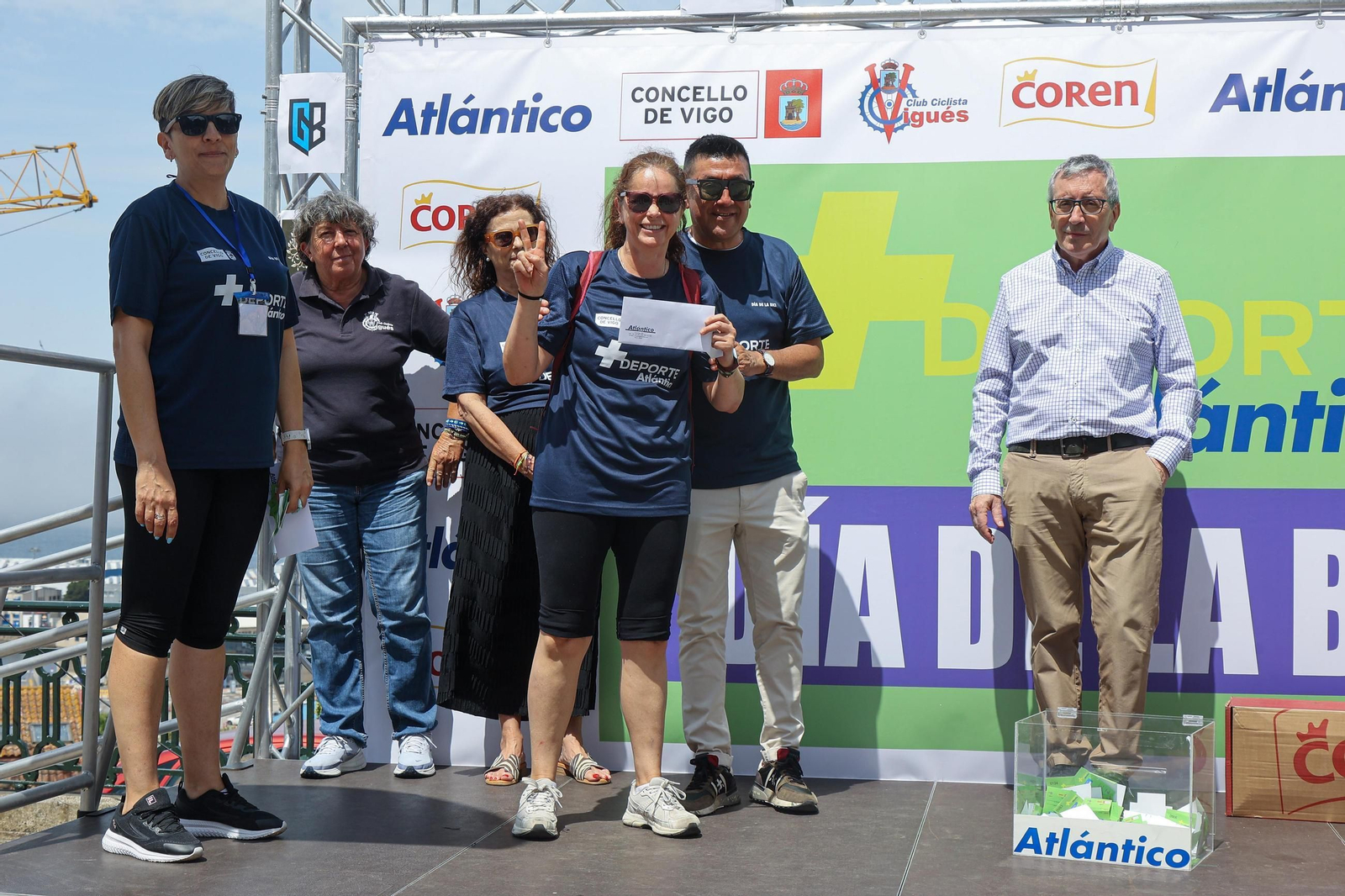 Galería | El ciclismo toma Vigo con la primera edición del Día de la Bici de Atlántico