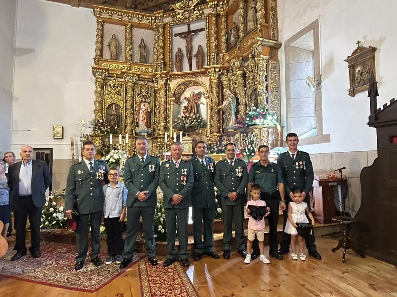 Celebración de la Virgen del PIlar en Viana.