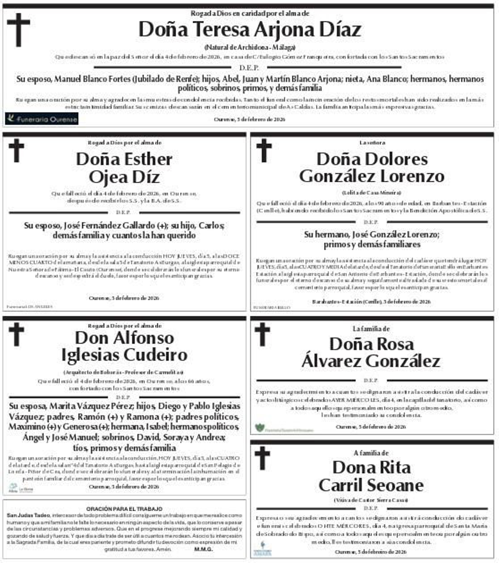 Esquelas de La Región