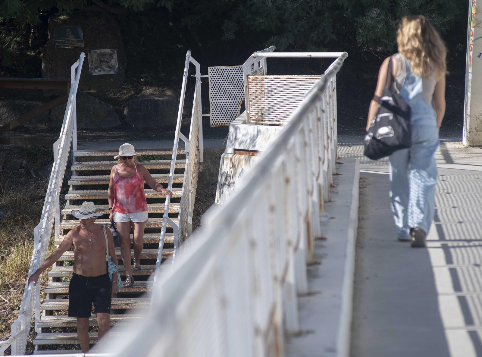 Galería | Los ourensanos combaten un calor inusual a mediados de otoño