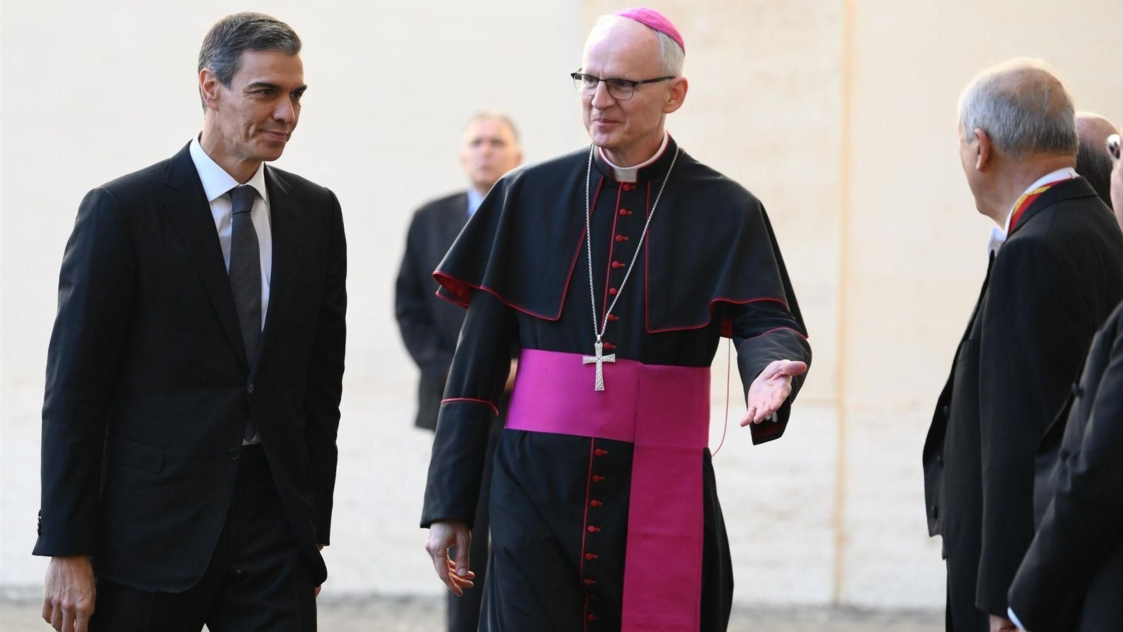 Pedro Sánchez asistió al Vaticano este miércoles.