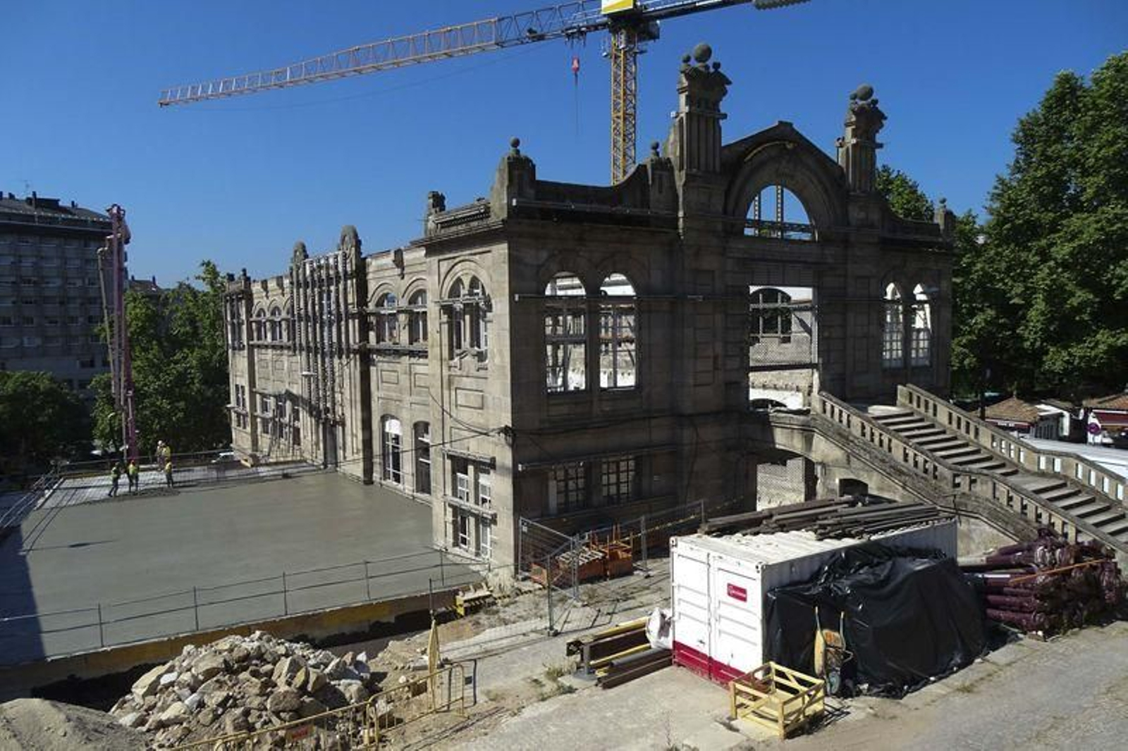 Ourense 8/6/21
Obras plaza de abastos

Fotos Martiño Pinal