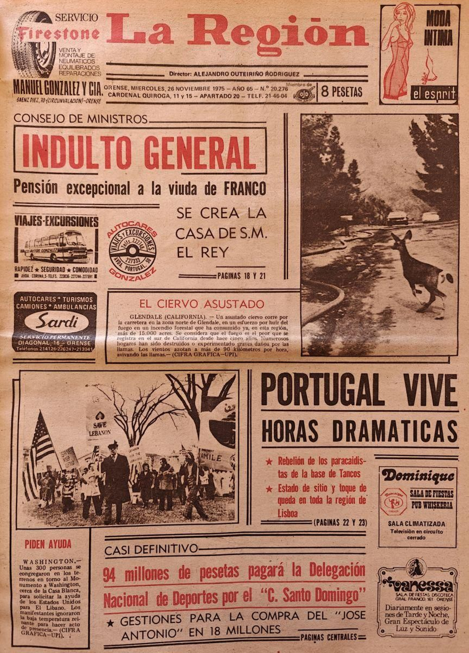 Primera página de 1975