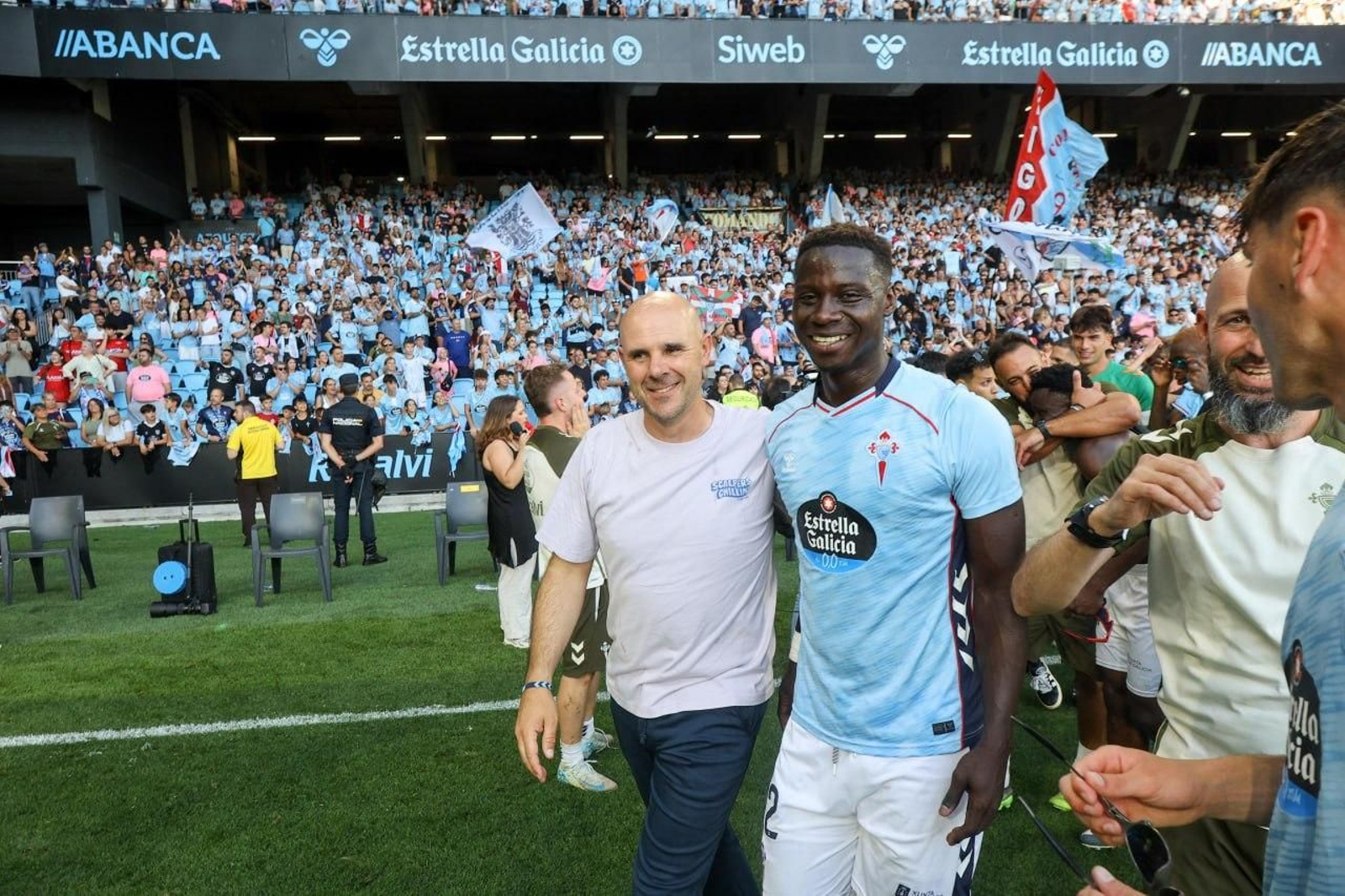 Galería | El Celta Fortuna golea a la Ponferradina y sube a Segunda División