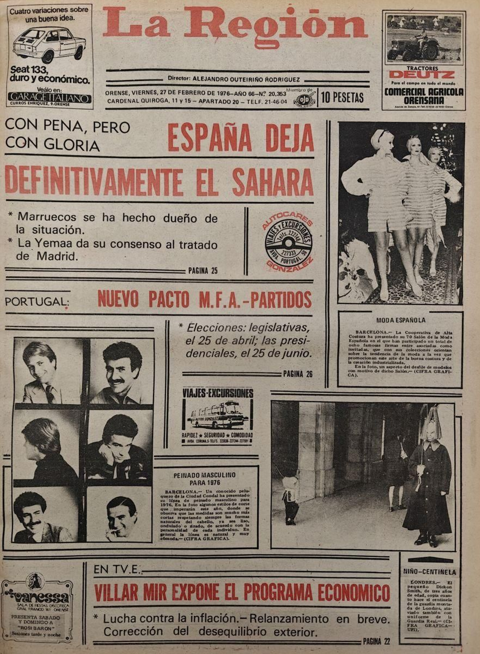 La primera de 1976.
