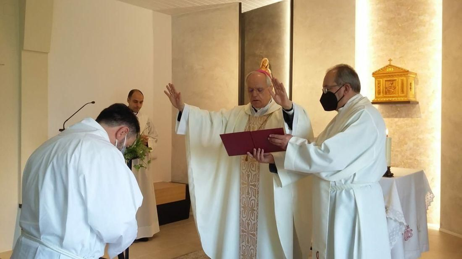 El obispo presidió el rito de admisión, este sábado.