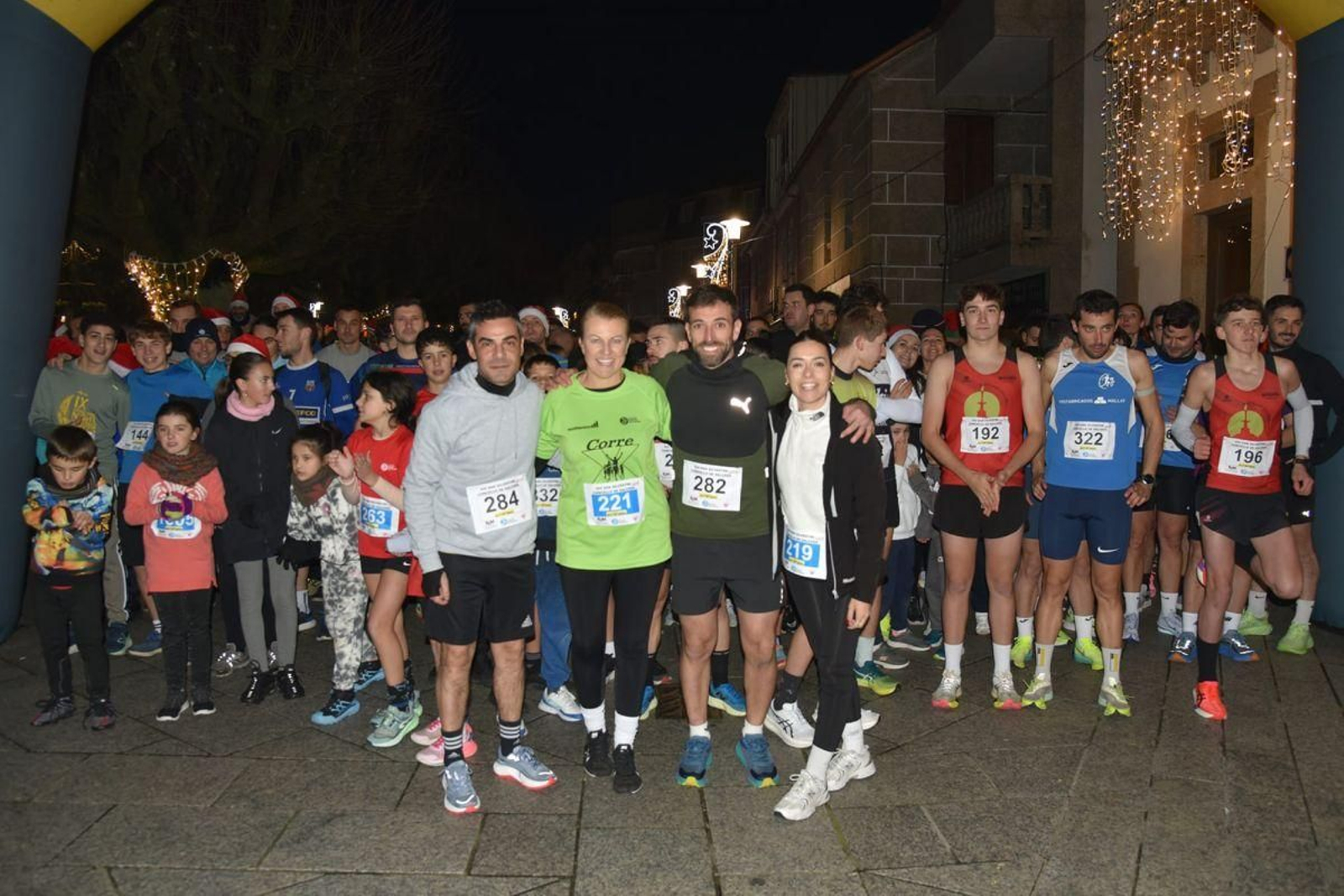 La San Silvestre solidaria de Salceda reunió a 600 participantes.