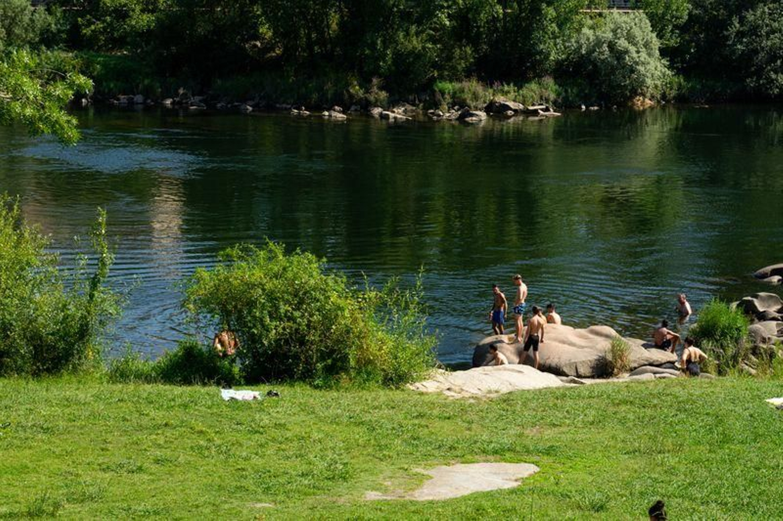 Jornada de calor en la ciudad // FOTO: MIGUEL GARCÍA
