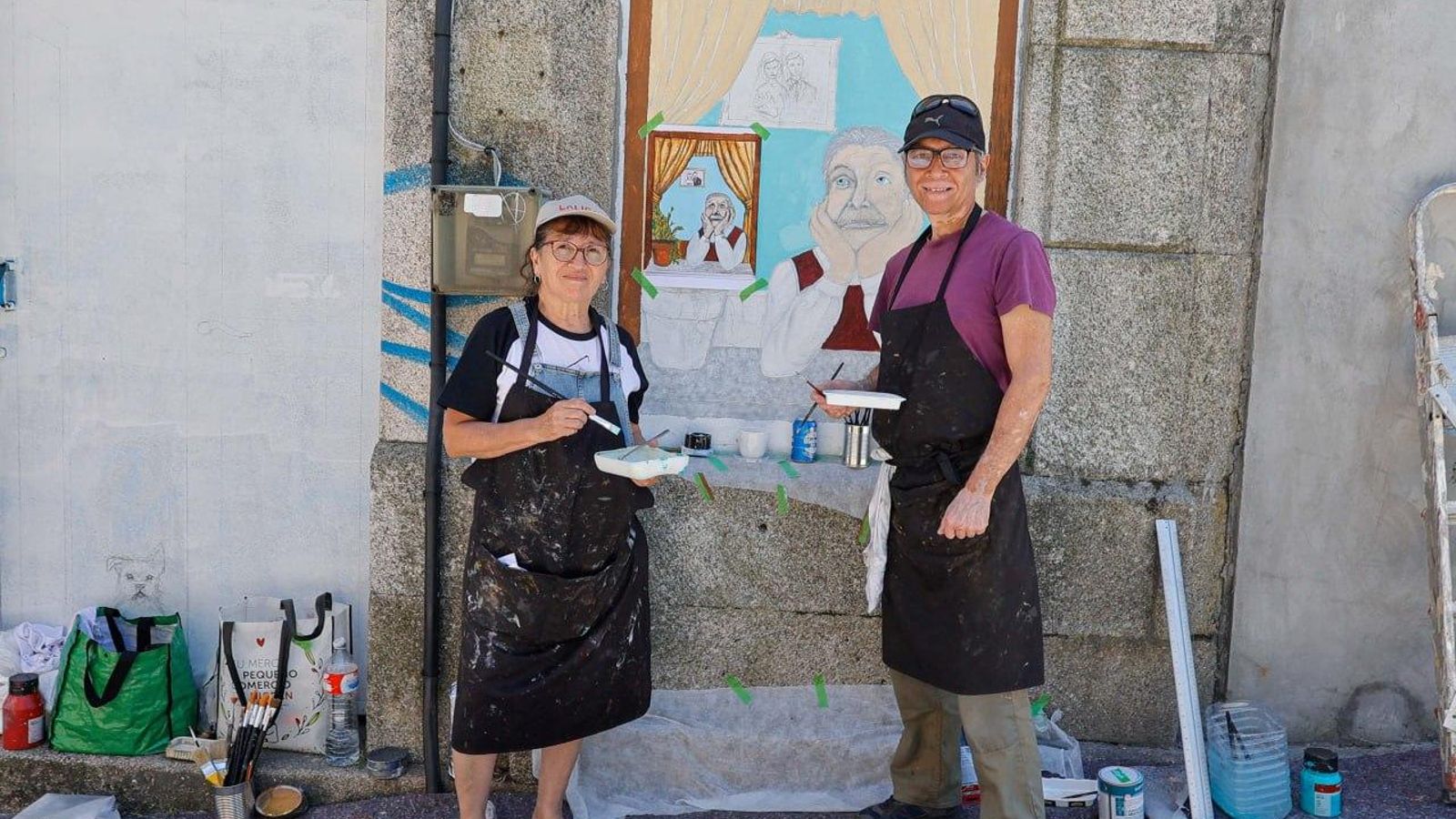 Cristina Pino y Gustavo Suasnabar.