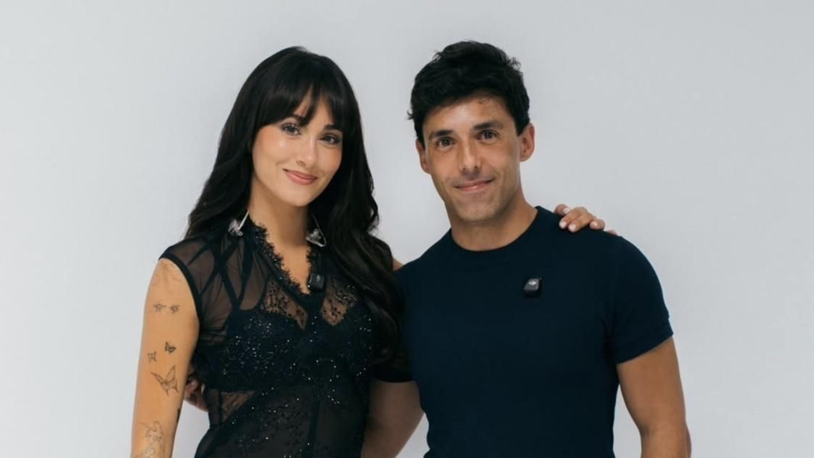 La cantante Aitana y El Mago Pop.