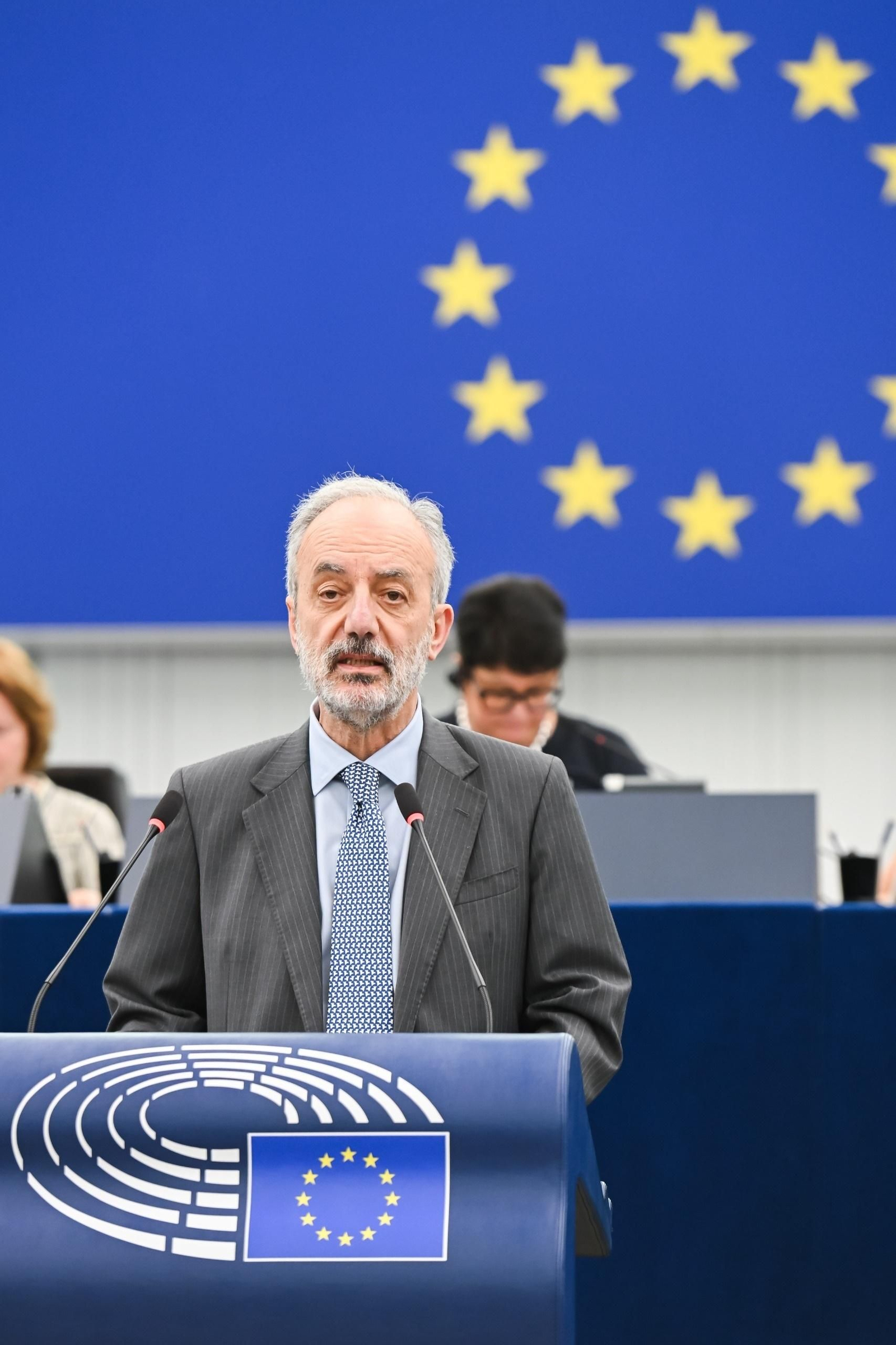 El eurodiputado popular Francisco Millán Mon en Bruselas.