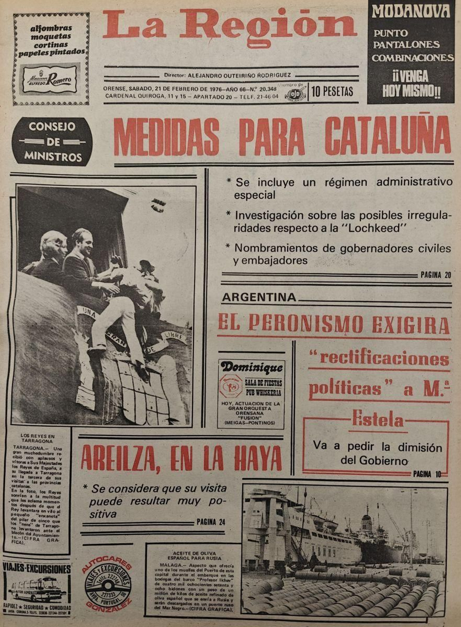 La portada.