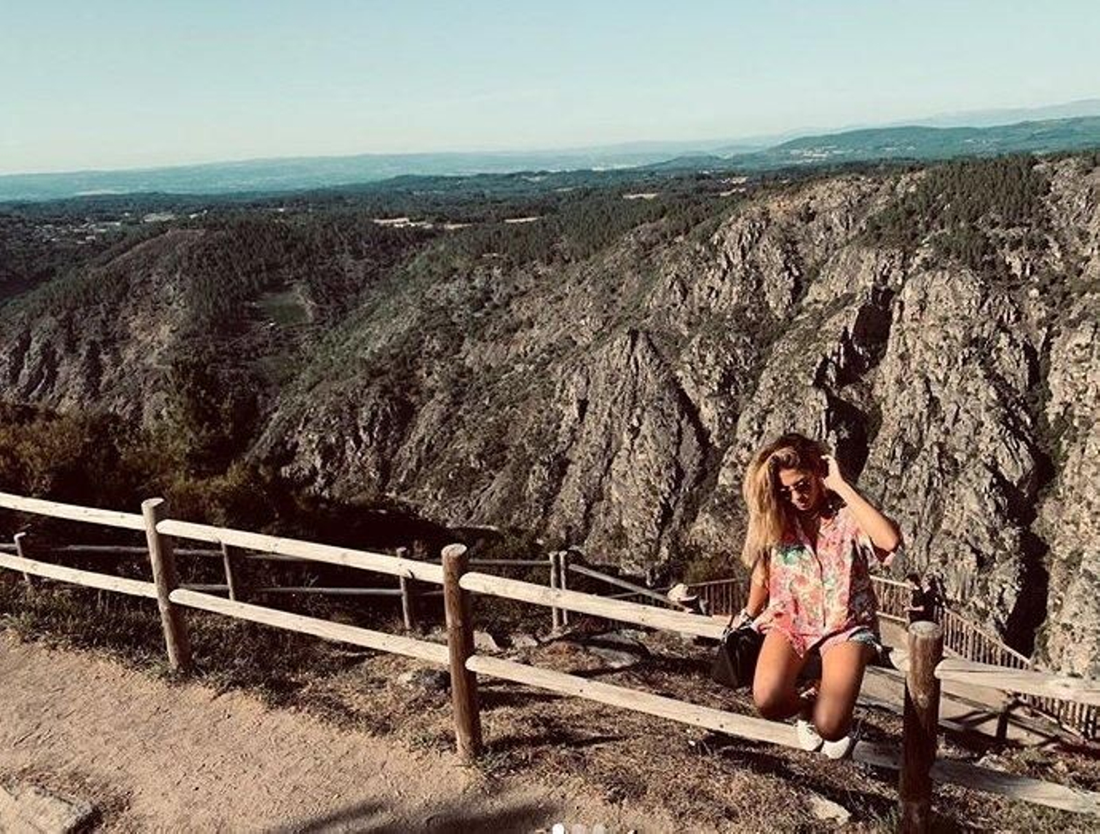 Miriam Rodríguez, en los Balcones de Madrid.