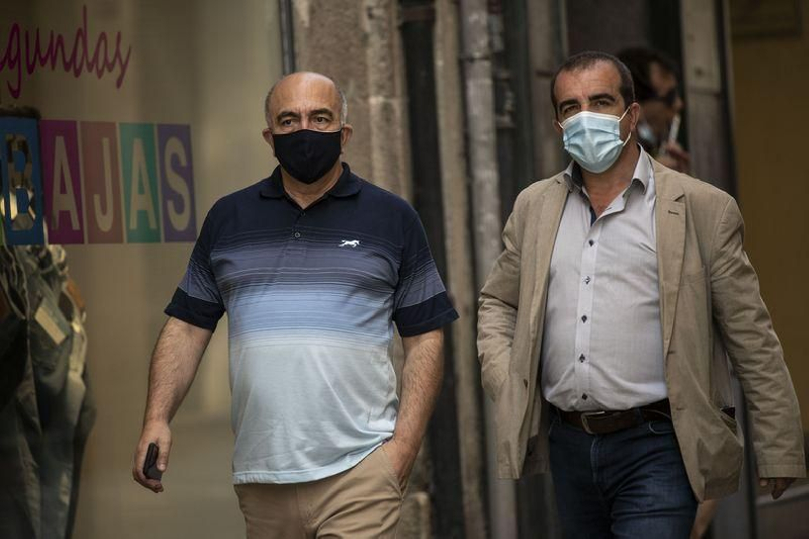 Eloy Mojón y Francisco Cacharro, dos de los miembros del gabinete de Jácome.