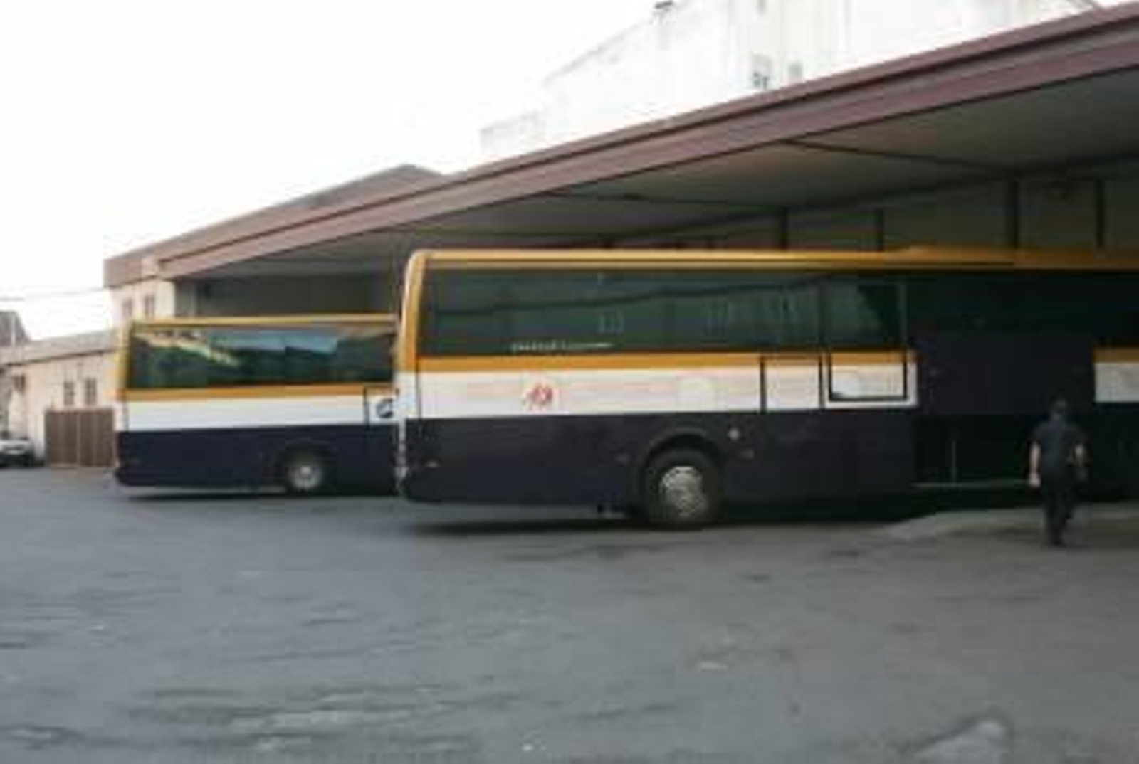 La estación de autobuses de Verín. Los vecinos solicitan una línea de transporte público. (Foto: MARCOS ATRIO)