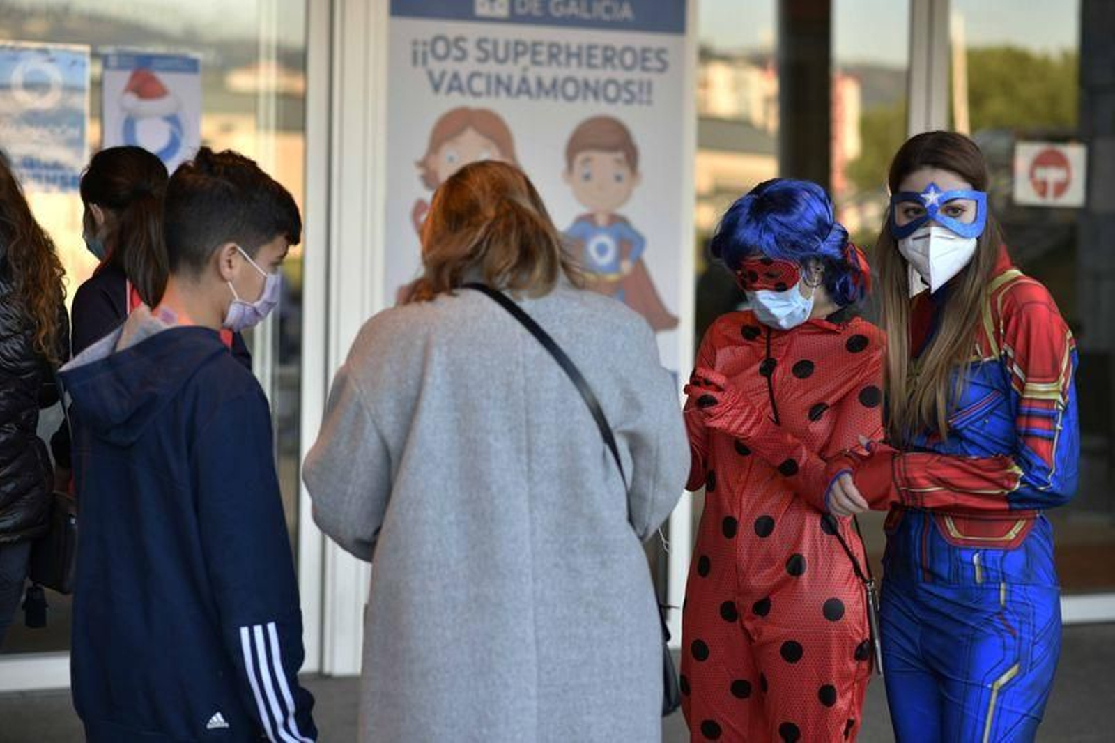 Primera jornada de la vacunación infantil en Expourense // FOTO: XESÚS FARIÑAS