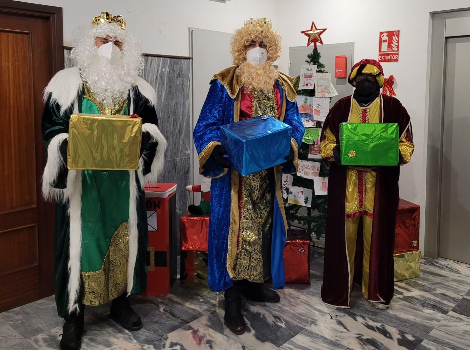 BANDE. Recepción real en Bande.