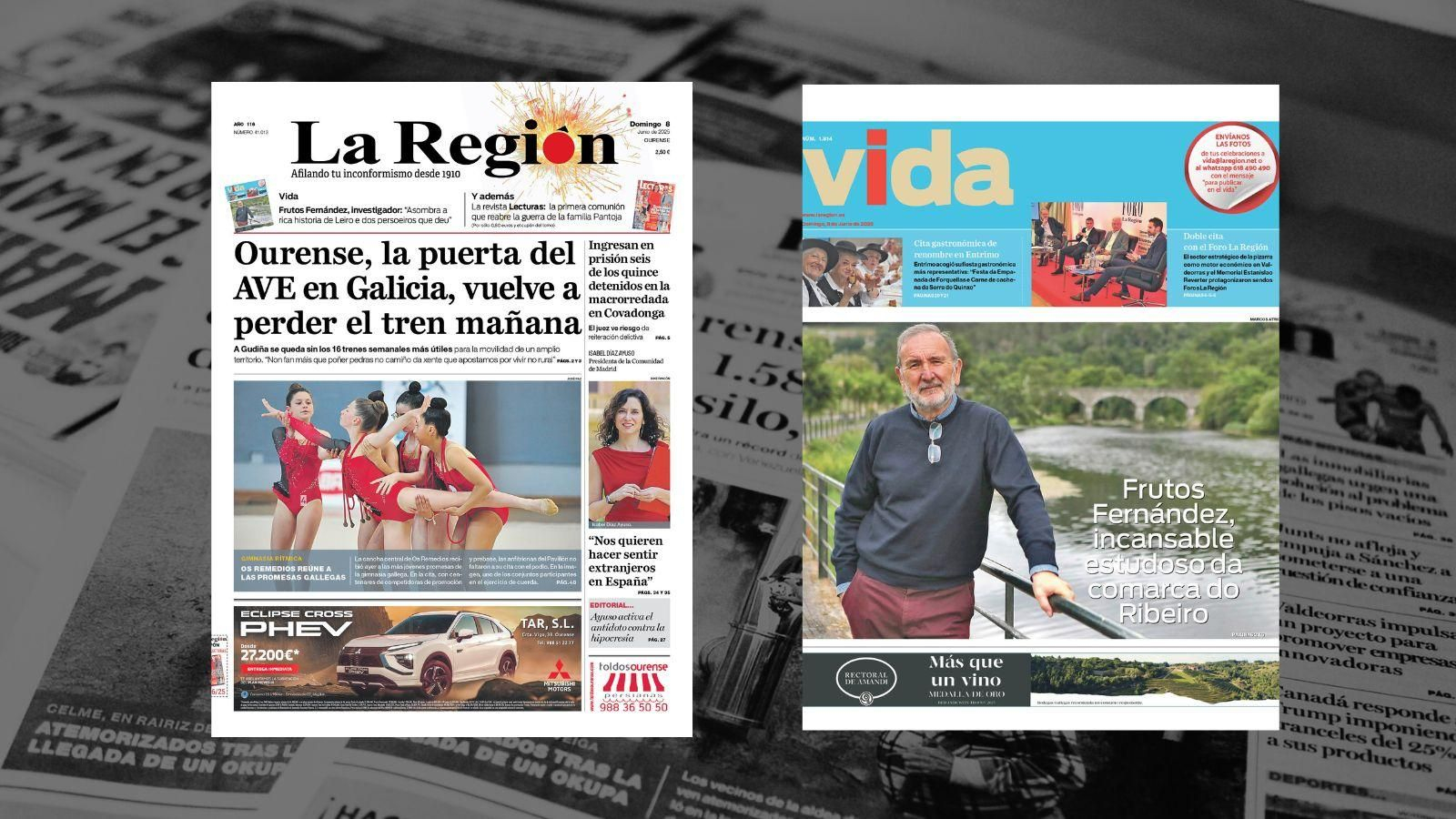 Portada del domingo, 8 de junio