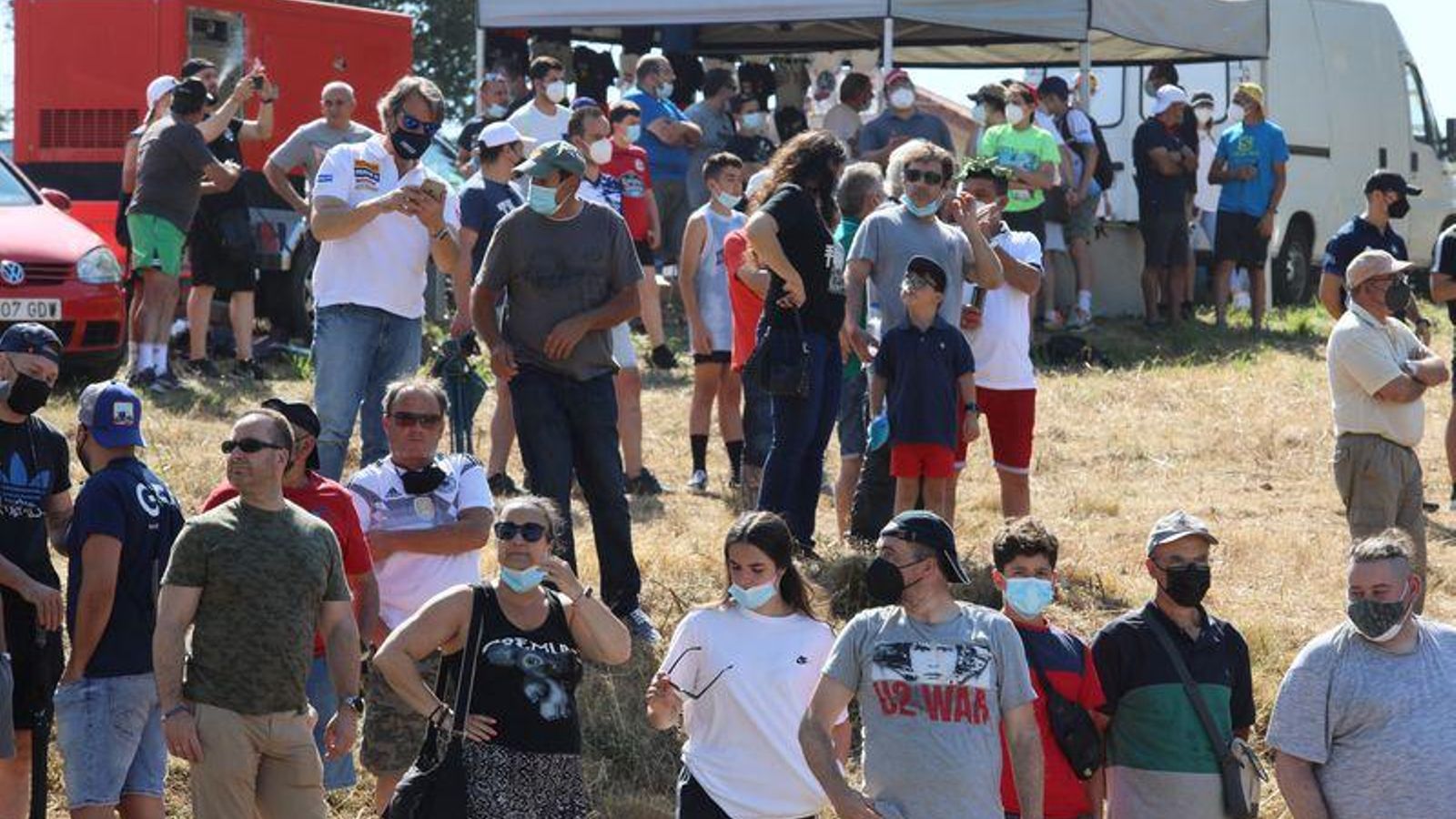TOÉN 17/07/2021.- 54  Rallye de Ourense; primera pasada Toén. José Paz