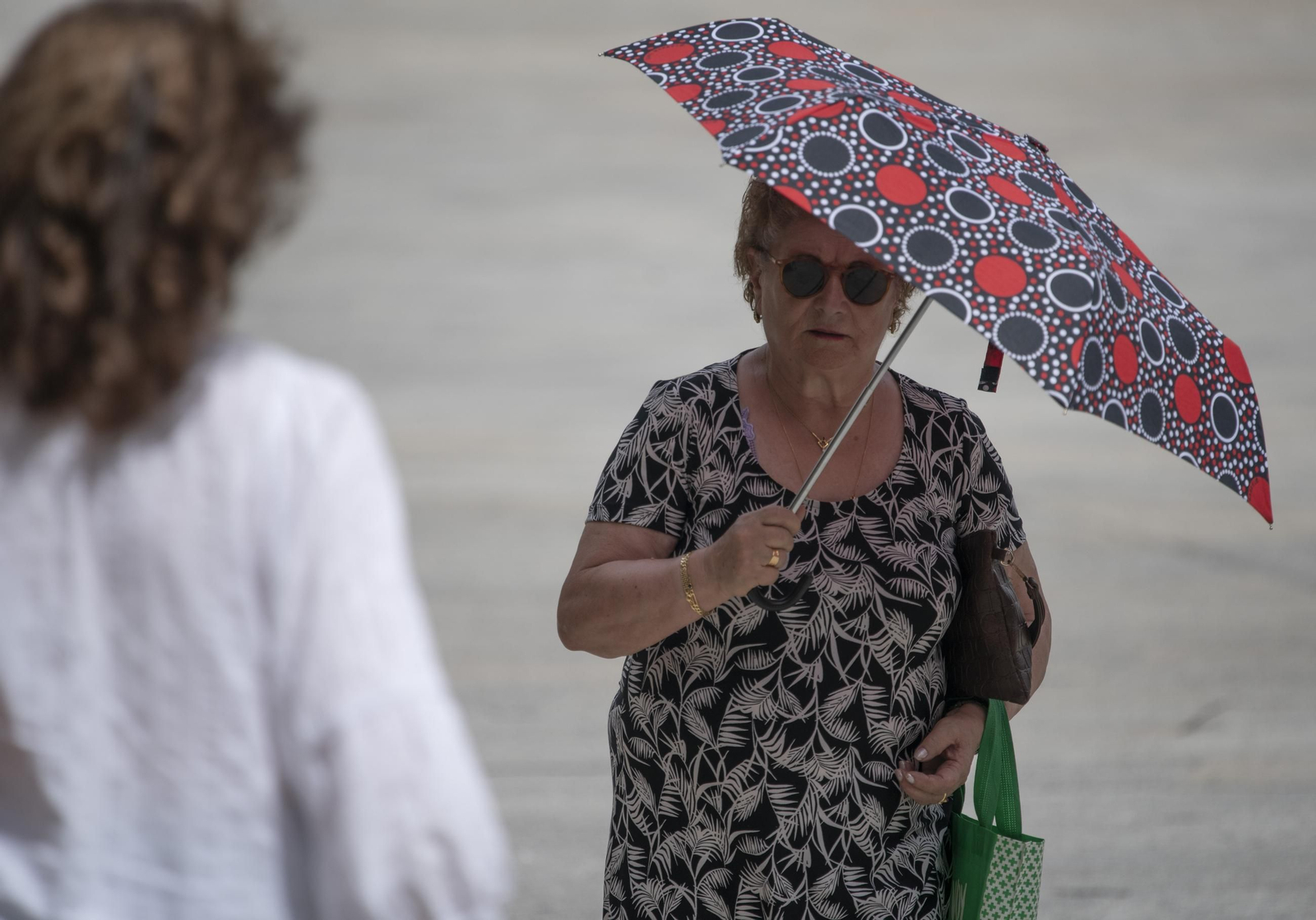 Galería | Ourense vive el calor extremo con los abanicos y helados como aliados