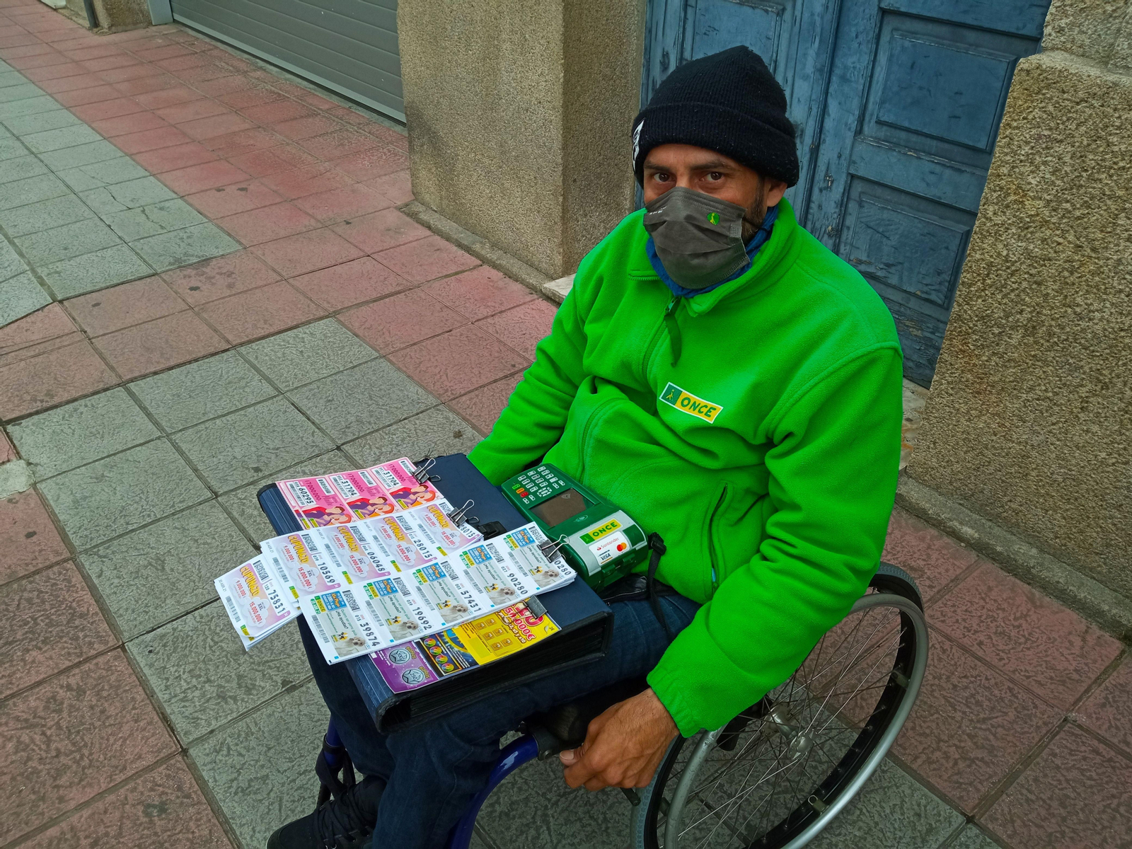 Antonio Martínez, el vendedor que dejó 210.000 euros en Verín. (Foto: C.C.).