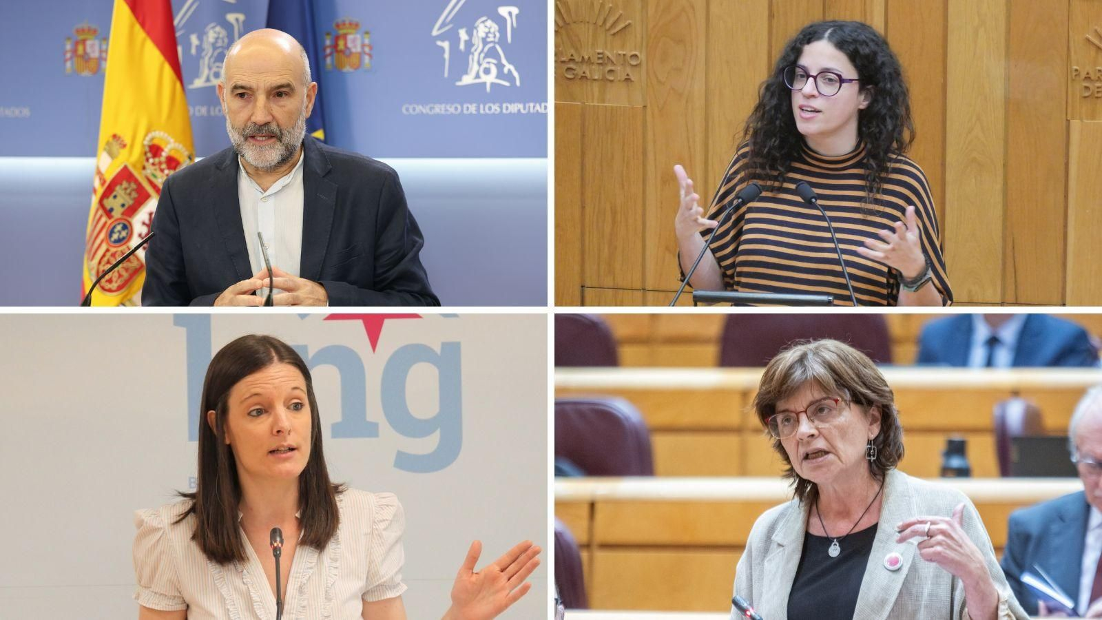 Néstor Rego, Noa Presas, Olalla Rodil y Carme da Silva.