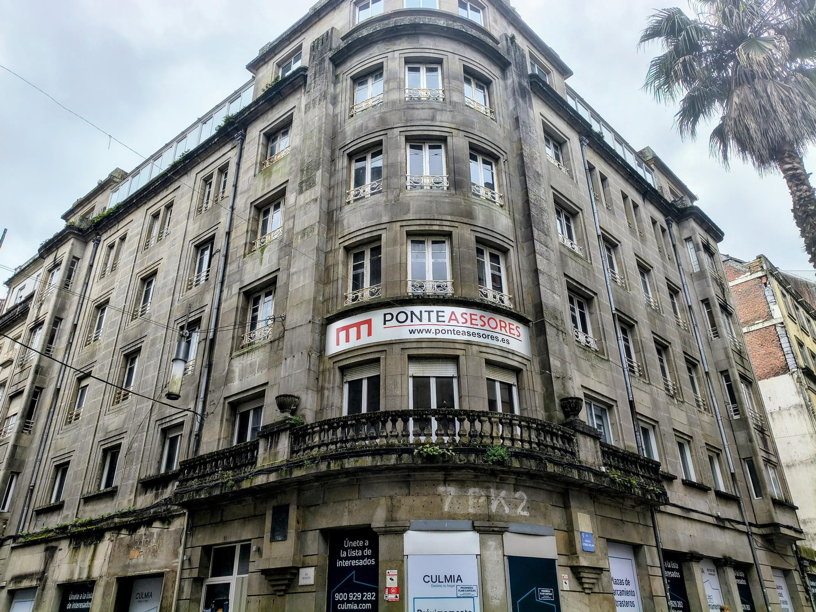 El edificio Michelena, 11, donde se construirán los pisos de lujo.