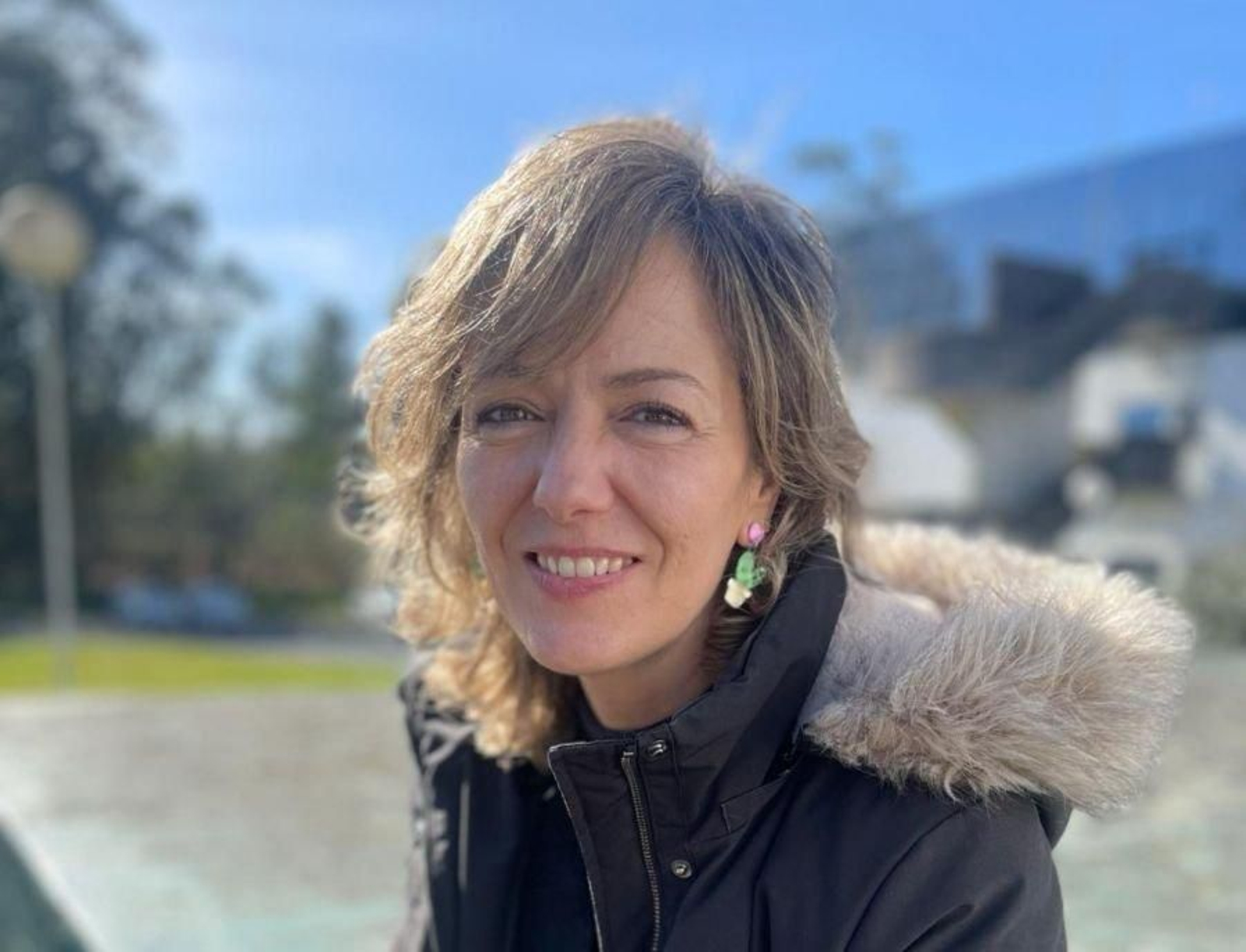 Mónica Vidal, xornalista e presentadora de informativos da TVG.