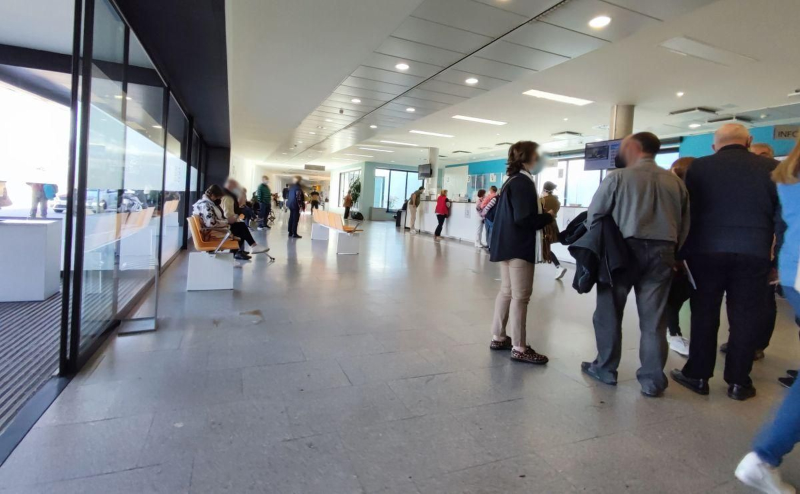 Numerosos pacientes se vieron afectados por la anulación de las citas.