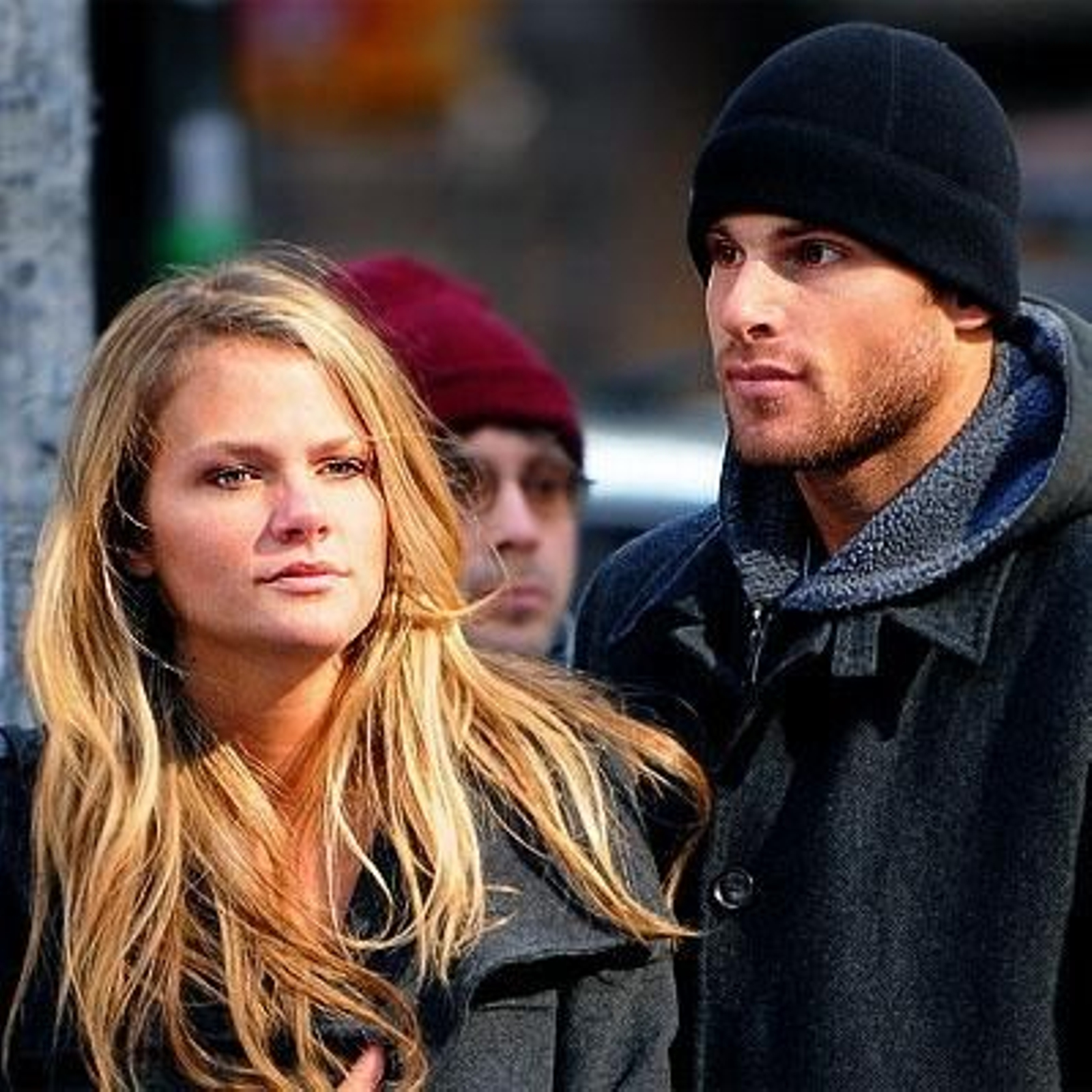 El tenista Andy Roddick, con su novia la modelo Brooklyn Decker.