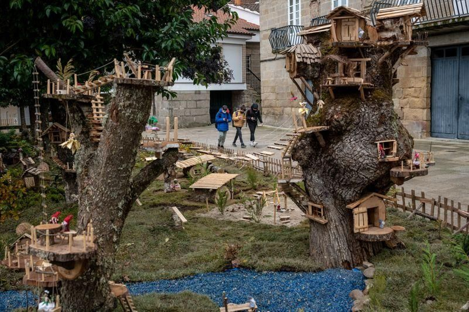 La decoración navideña en Allariz (ÓSCAR PINAL)