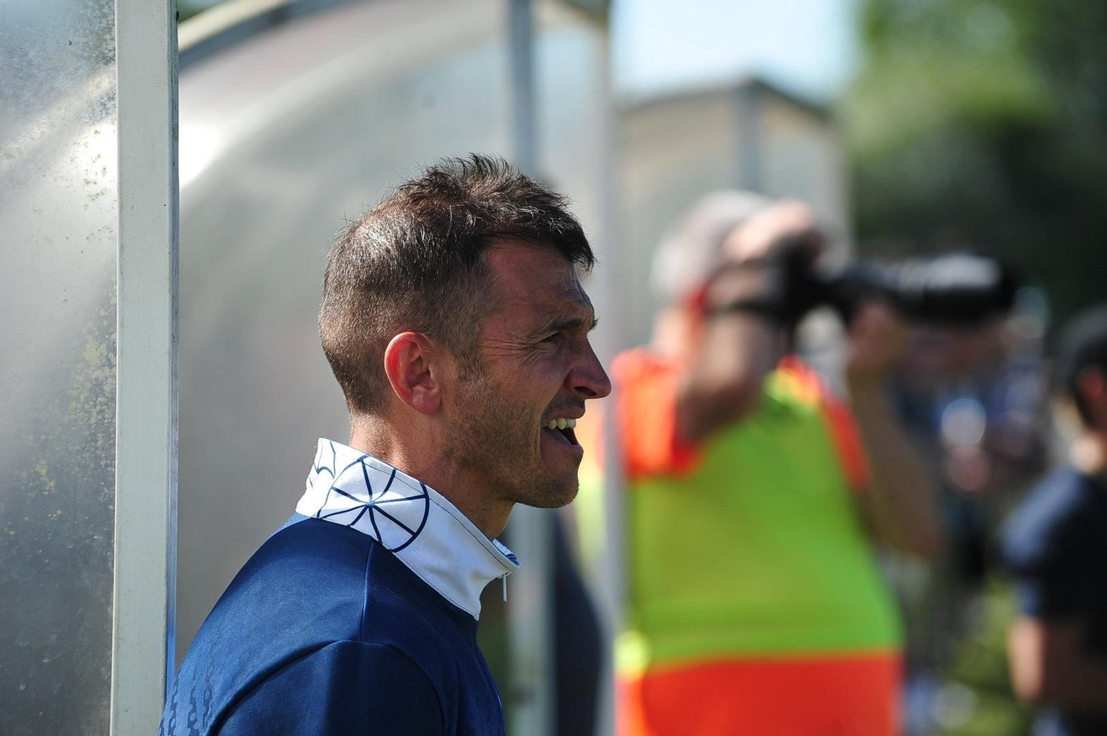 El entrenador del Nogueira, Toño Cerdeiro.