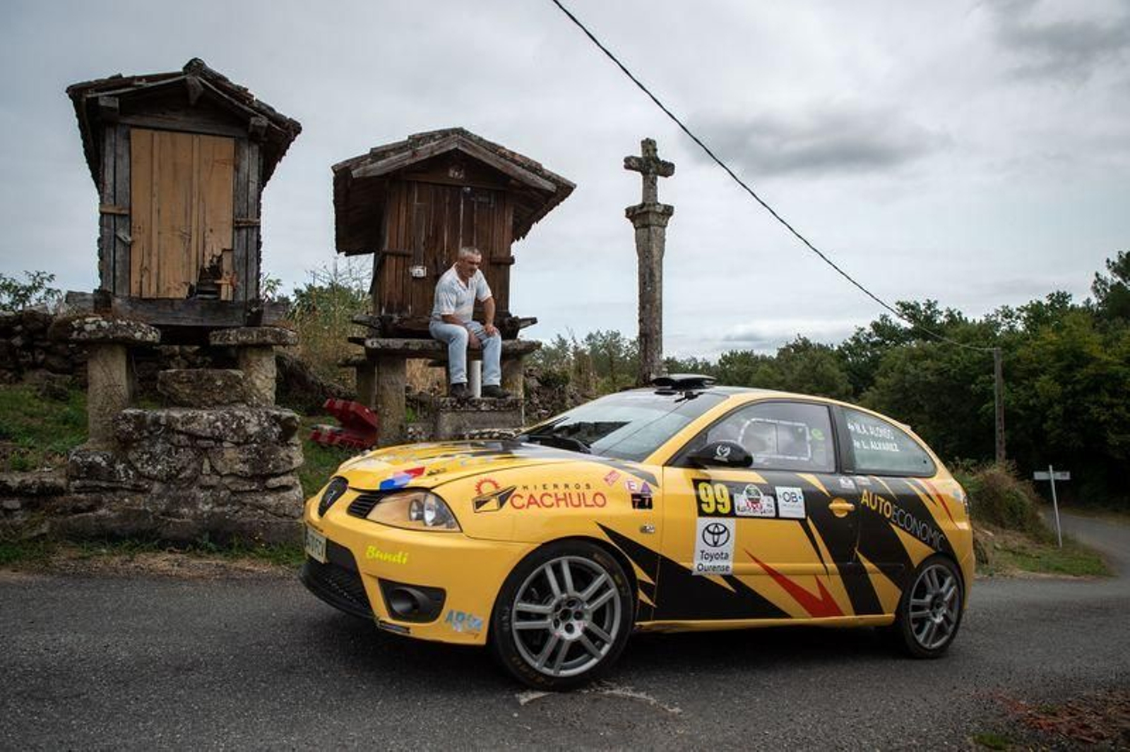 CENLLE (O OUTEIRO). 21/08/2021. OURENSE. Rally do Lacón, tramo de Cenlle. FOTO: ÓSCAR PINAL.