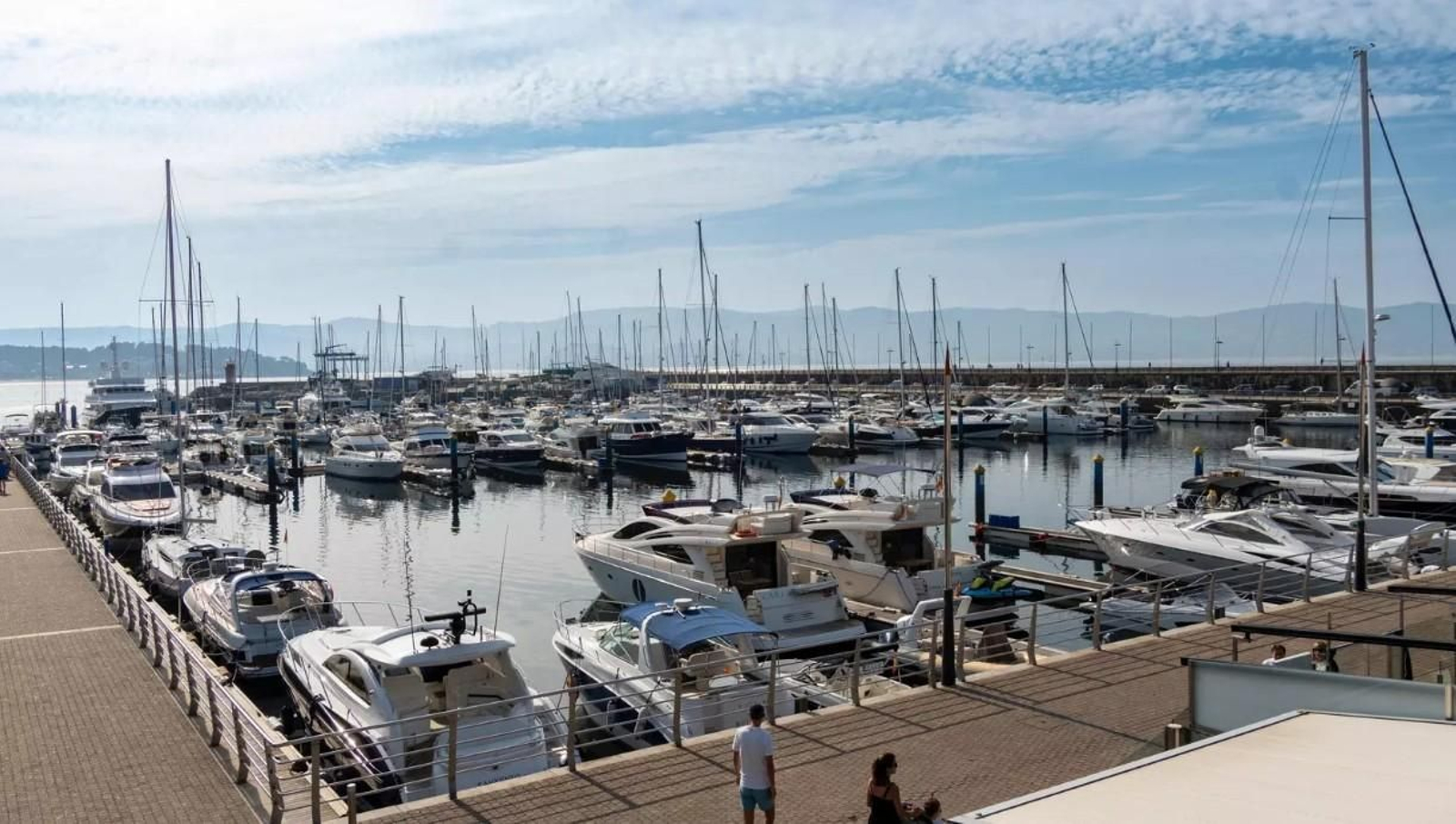 El puerto deportivo Juan Carlos I de Sanxenxo.