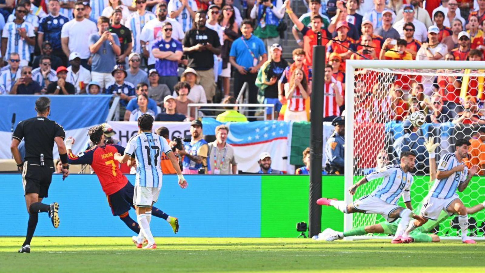 Ferran Torres hizo justicia con el gol de la victoria de España