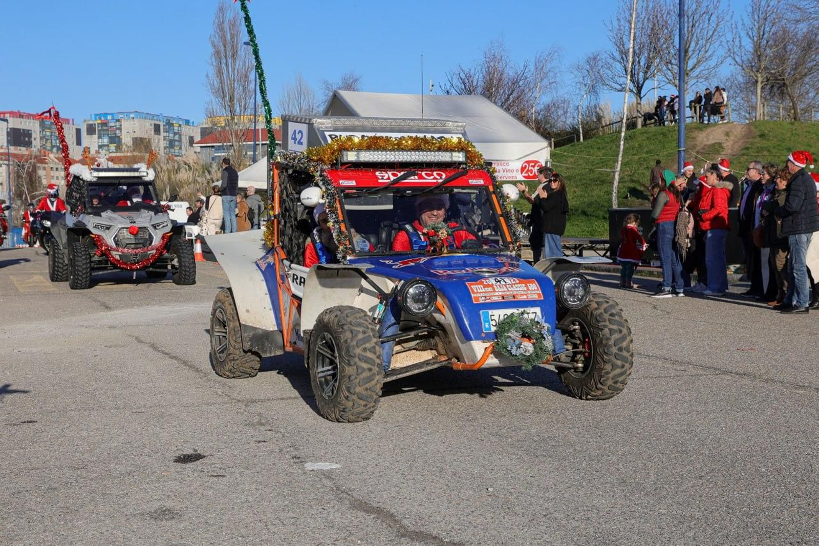 Galería | Los papanoeles moteros toman Vigo
