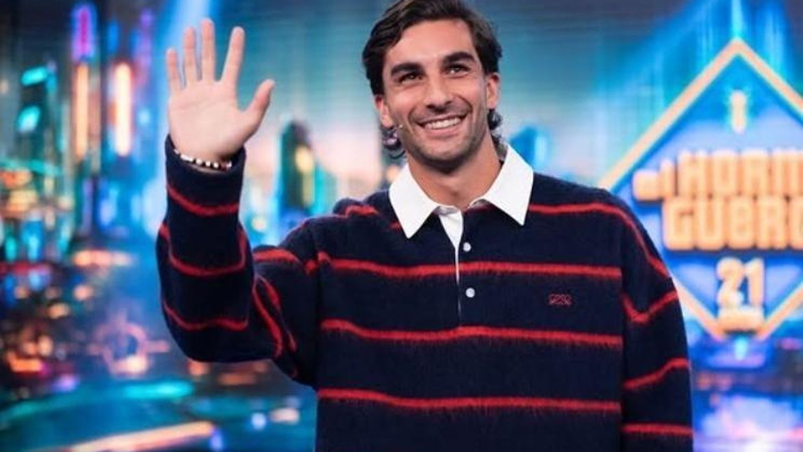 Ferrán Torres durante su visita esta semana al Hormiguero