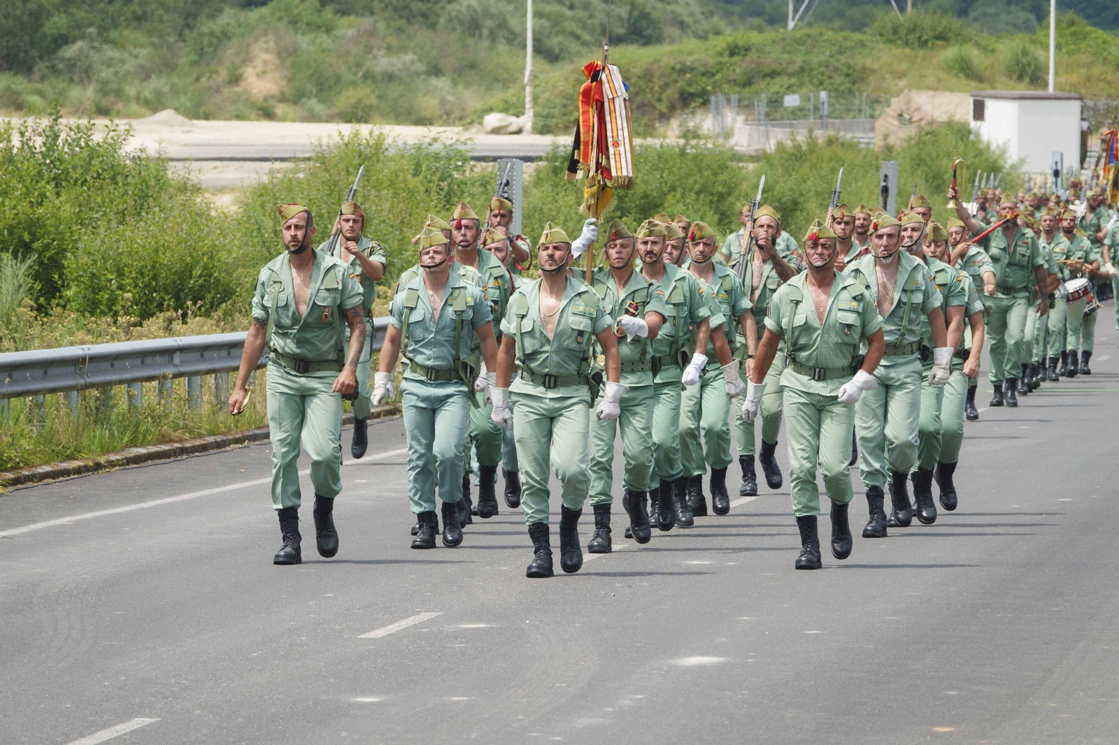 Galería | Ensayos para el acto central del Día de las Fuerzas Armadas en Vigo