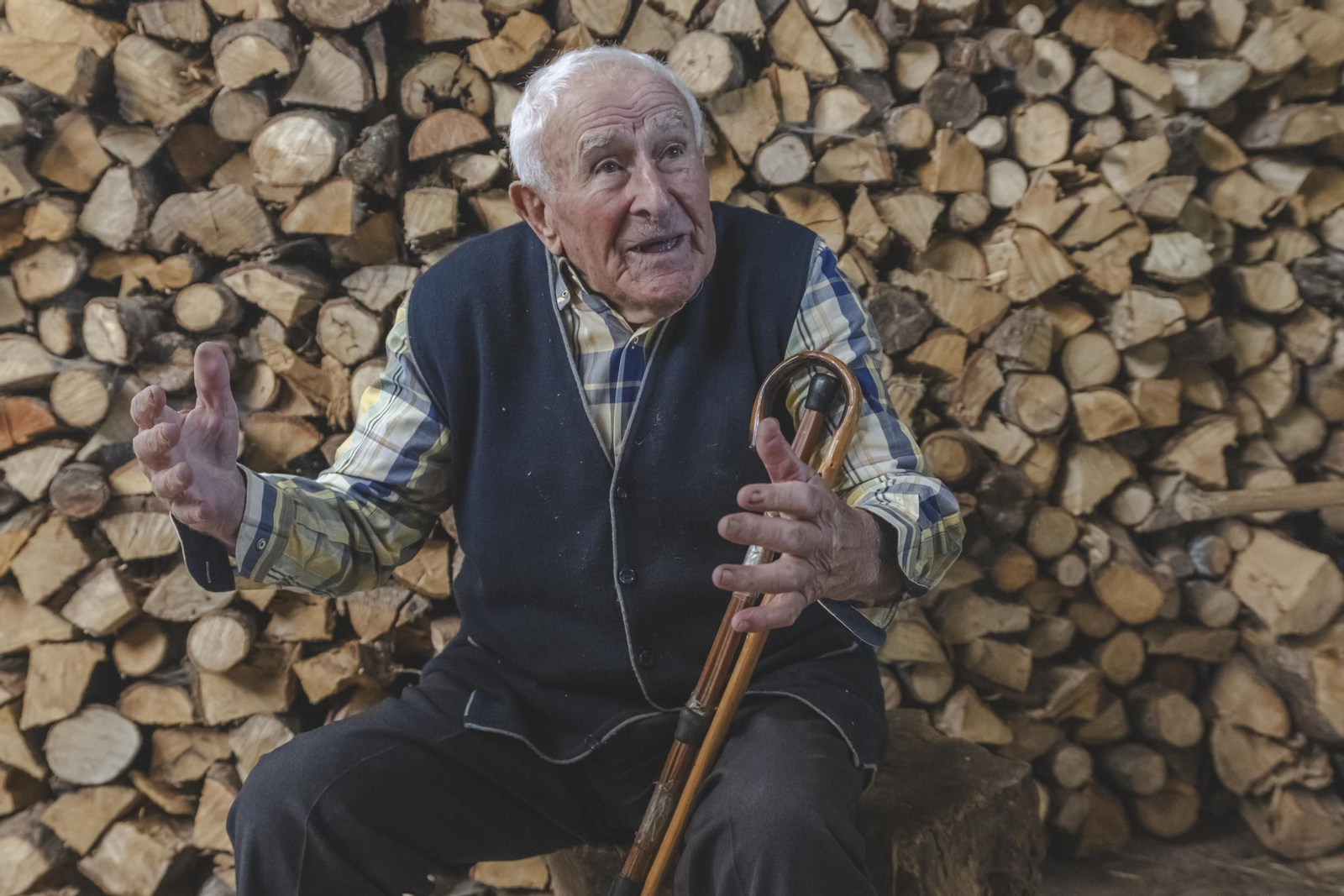 Galería | Así es la vida del centenario más longevo de Ourense, Eustaquio Pérez