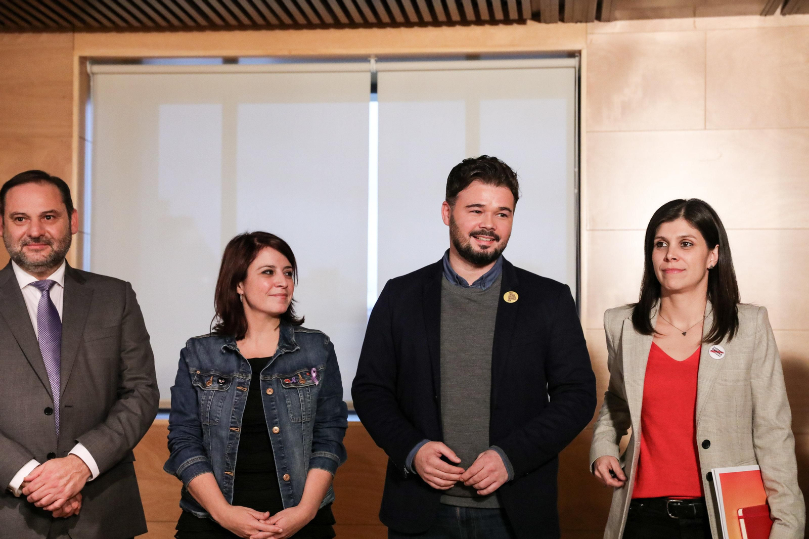 Reunión entre PSOE y ERC de cara a la investidura de Pedro Sánchez