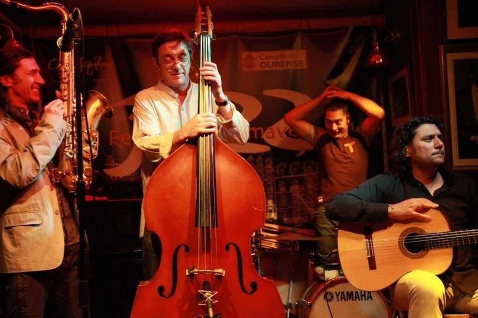 Momento del concierto de Jorge Pardo en el Latino. (JOSÉ PAZ)