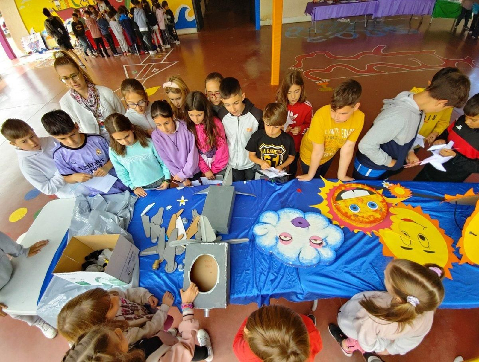 Feira de proxectos de enerxías renovables no CEIP Condesa de Fenosa do Barco.