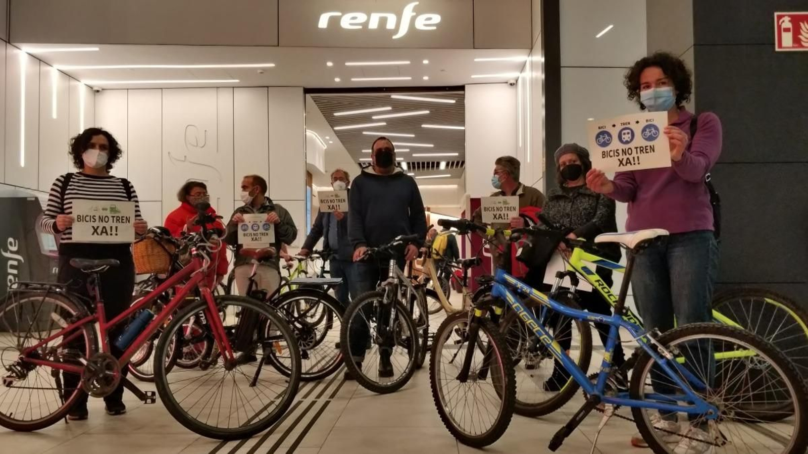 Renfe solo permite tres bicis por trayecto