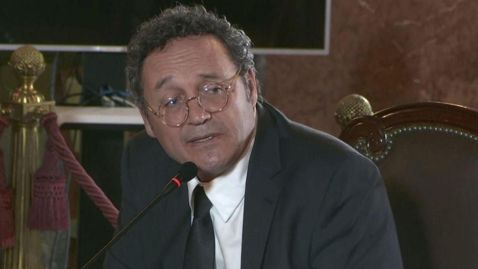 El fiscal general del Estado, Álvaro García Ortiz, durante su declaración ante el Tribunal Supremo.