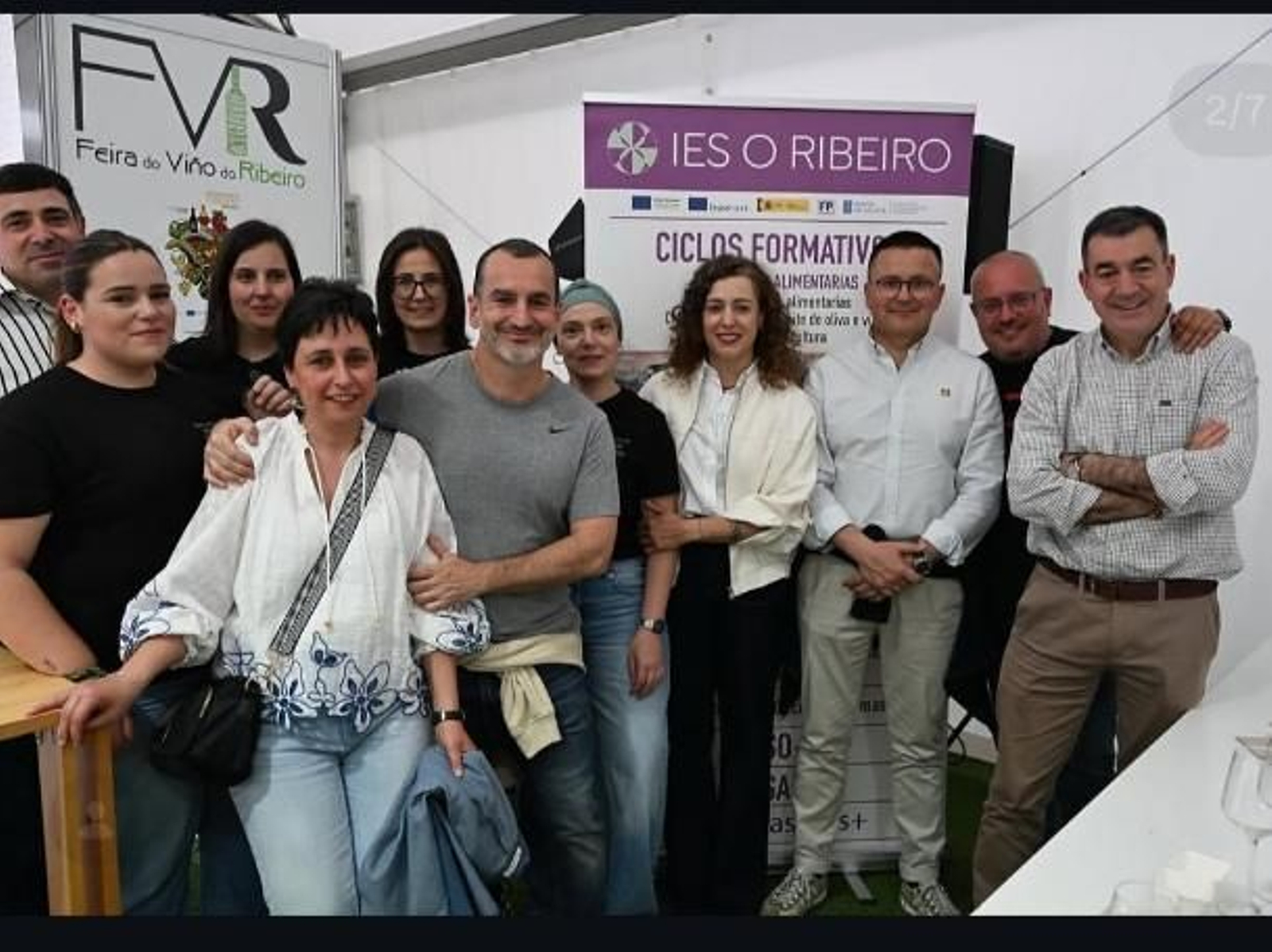 O IES O Ribeiro participou na Feira do Viño de Ribadavia