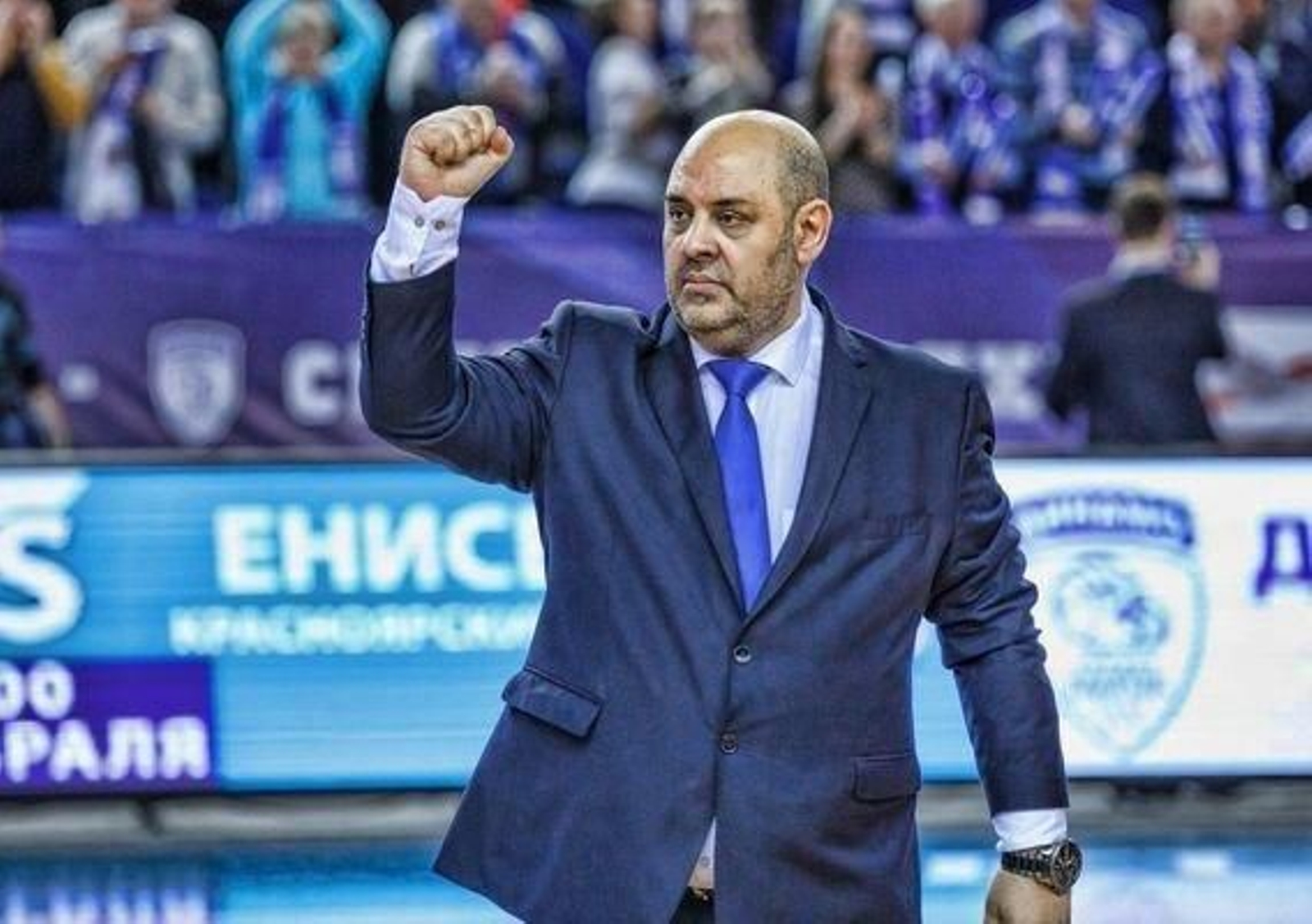 Lucas Mondelo en un partido con el Dynamo Kursk con el que está invicto en Euroliga.