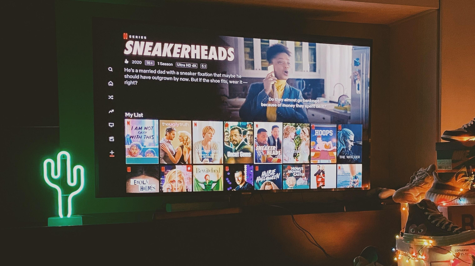 Un usuario en la plataforma de Netflix (UNSPLASH)