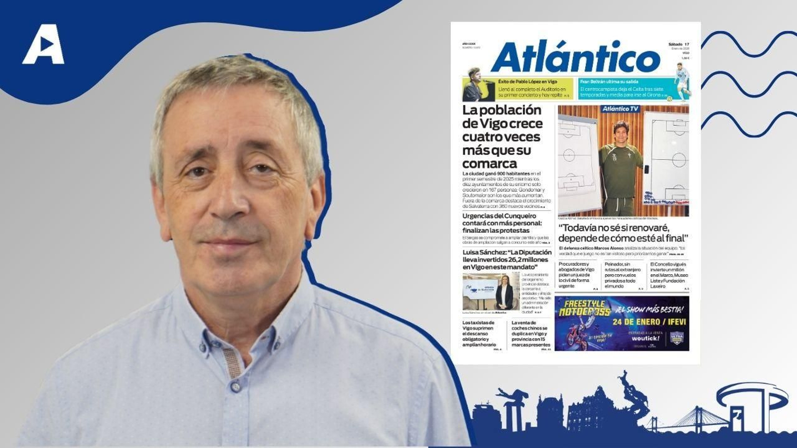 La portada de Atlántico del 17 de enero